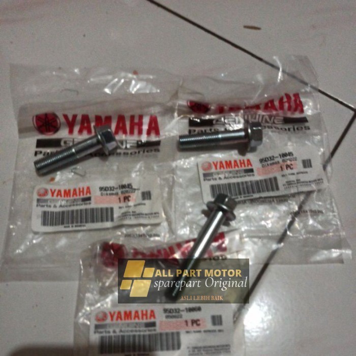 95D32-10045 2PCS 95D32-10060 BAUT ATAS BAWAH KNALPOT NEW NMAX AEROX