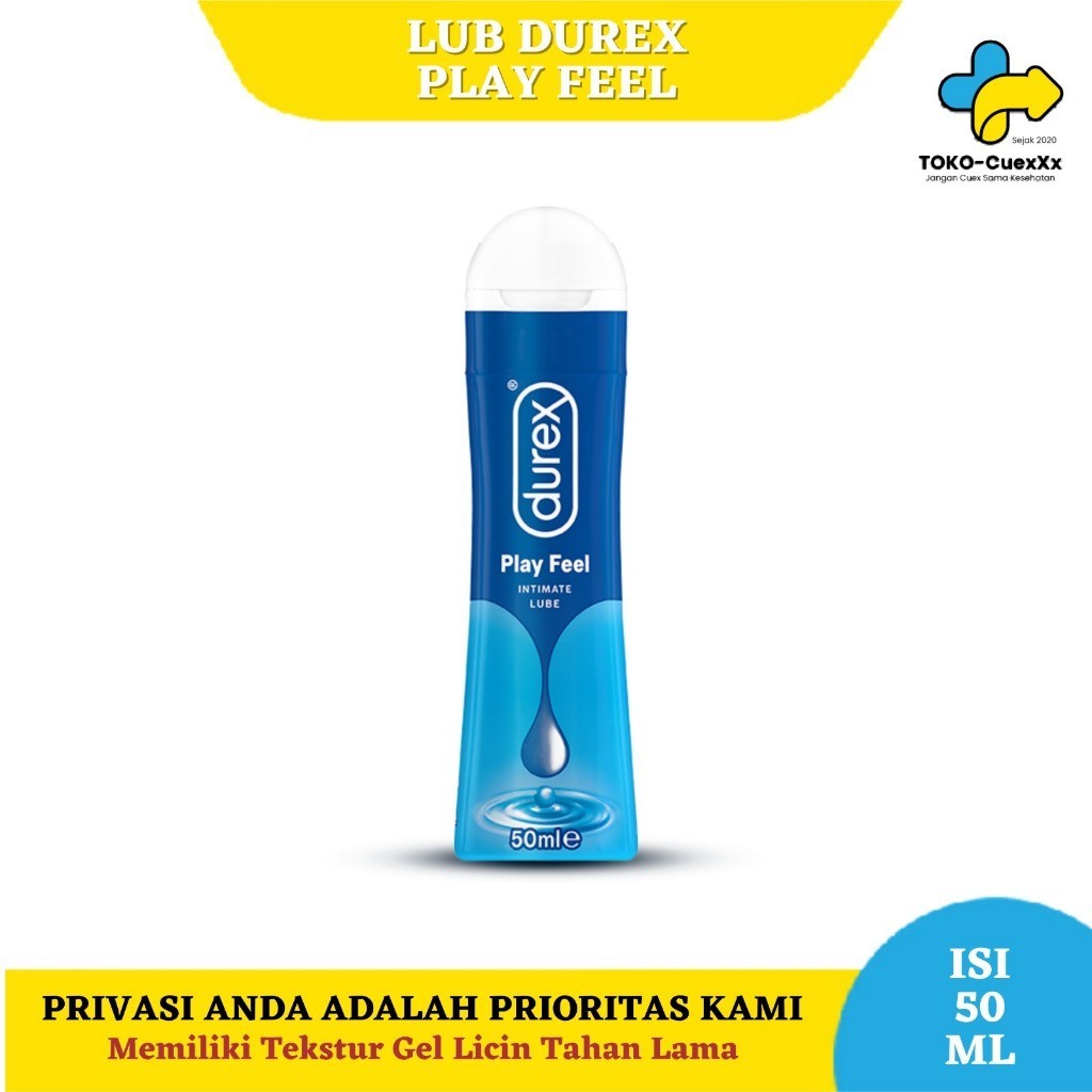Lubricant Durex Play Feel 50 ml - Lubrican Pelumas Gel Pelicin Pria & Wanita