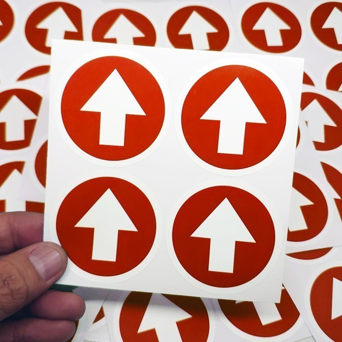 

Label Sticker Vinyl Penunjuk Arah Panah Arrow 5 cm (isi 4 Stiker)