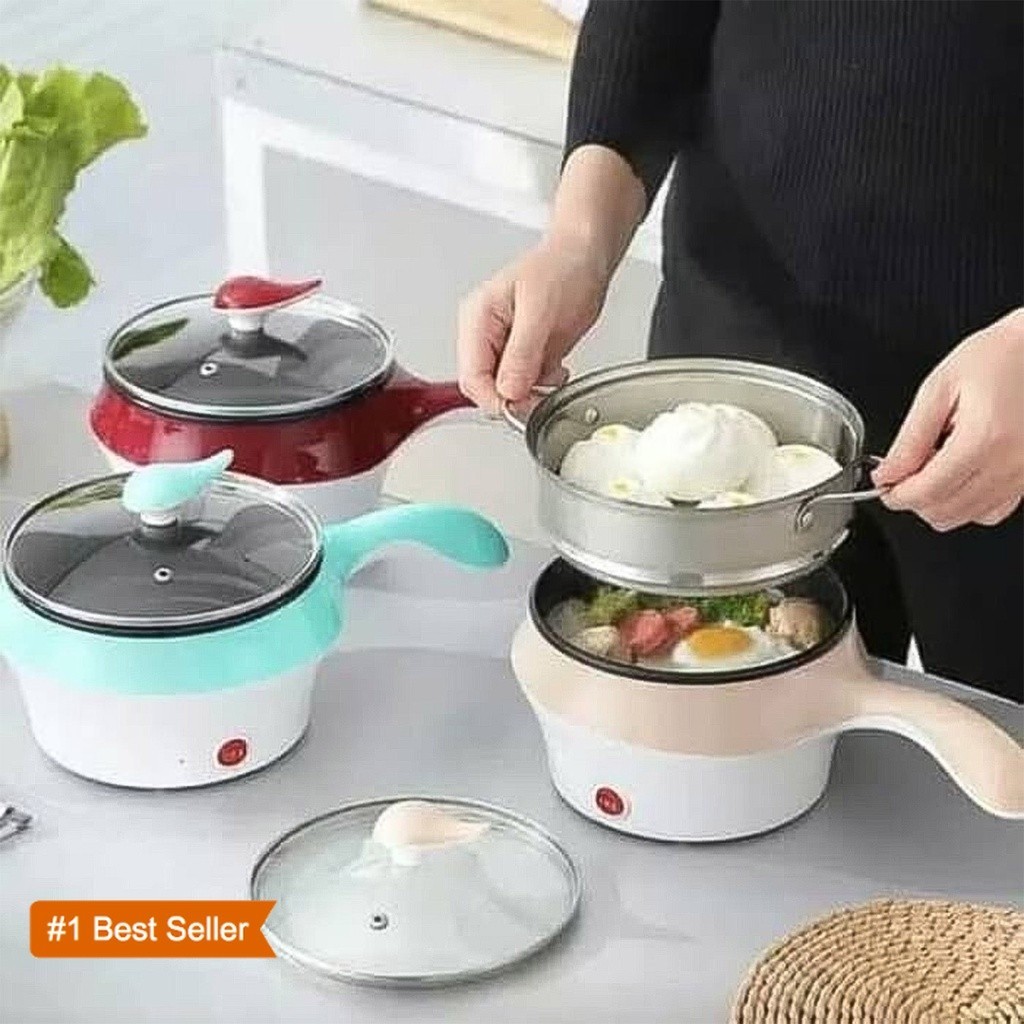 PANCI LISTRIK HIU PANCI MODEL STAINLESS DAN PLASTIK PANCI PANAS PEMASAK LISTRIK MULTIFUNGSI PANCI MA