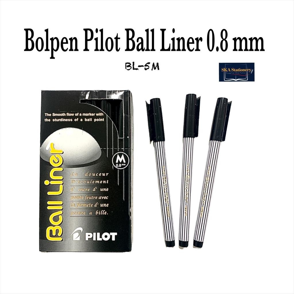 

Bolpen/Ballpoint/Pulpen Pilot Ball Liner/Balliner 0.8 ORI (Pcs)