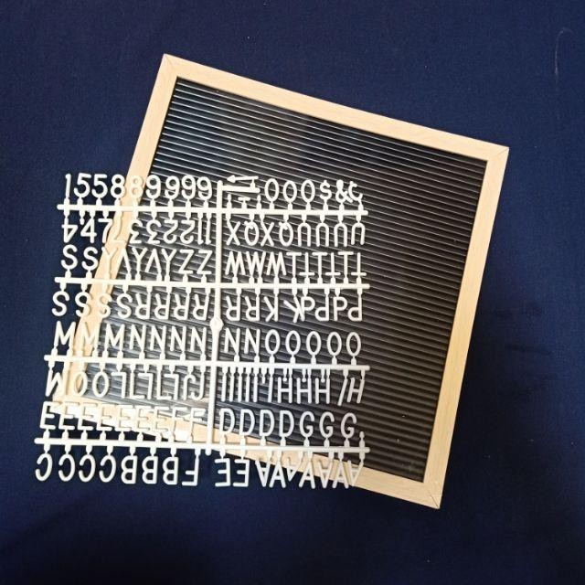 

BEST SELLER | Letter board - Papan nama huruf bayi - Felt letter board square ✅