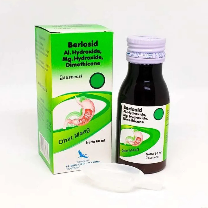 Berlosid Sirup 60 ml / Obat Maag / Obat Asam Lambung