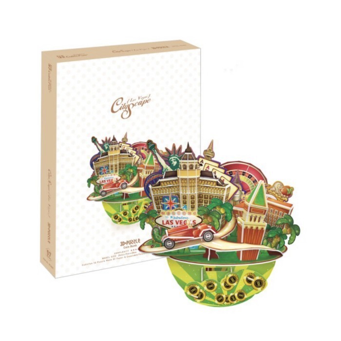 CubicFun 3D Puzzle  CITYSCAPE LAS VEGAS