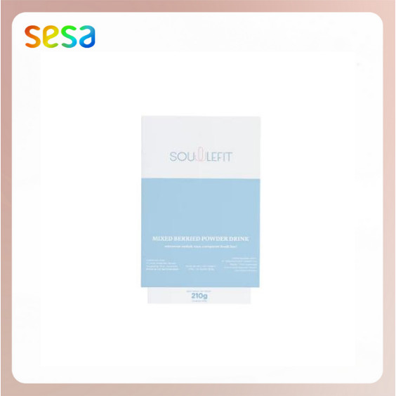 

SOULLEFIT Mixed Berries Powder Drink 210gr - Minuman Sehat