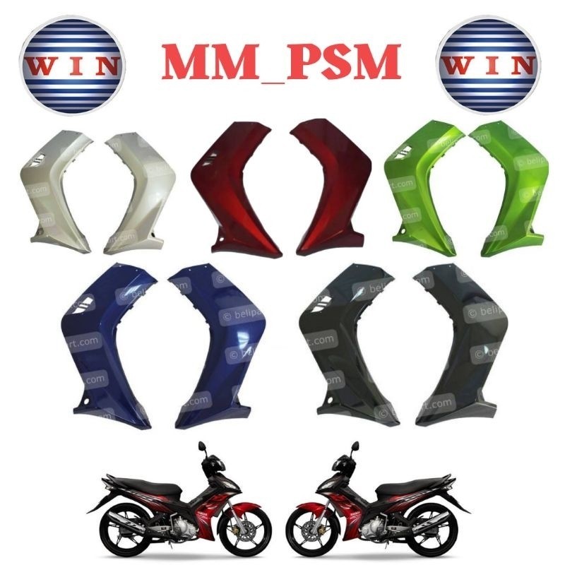 SAYAP LUAR JUPITER MX LAMA KIRI KANAN SET BODY DEPAN JUPITER MX LAMA MEREK WIN