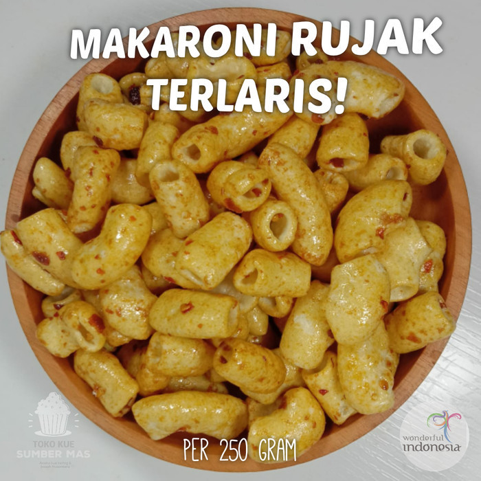 

[[ K23 - BEST SELLER ]] MAKARONI / BUMBU RUJAK PEDAS MANIS / KILOAN 500 GR