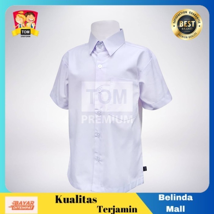 

⭐COD⭐ Seragam TOM Kemeja Putih Polos Tangan Pendek (Anak) No 3 TERLARIS