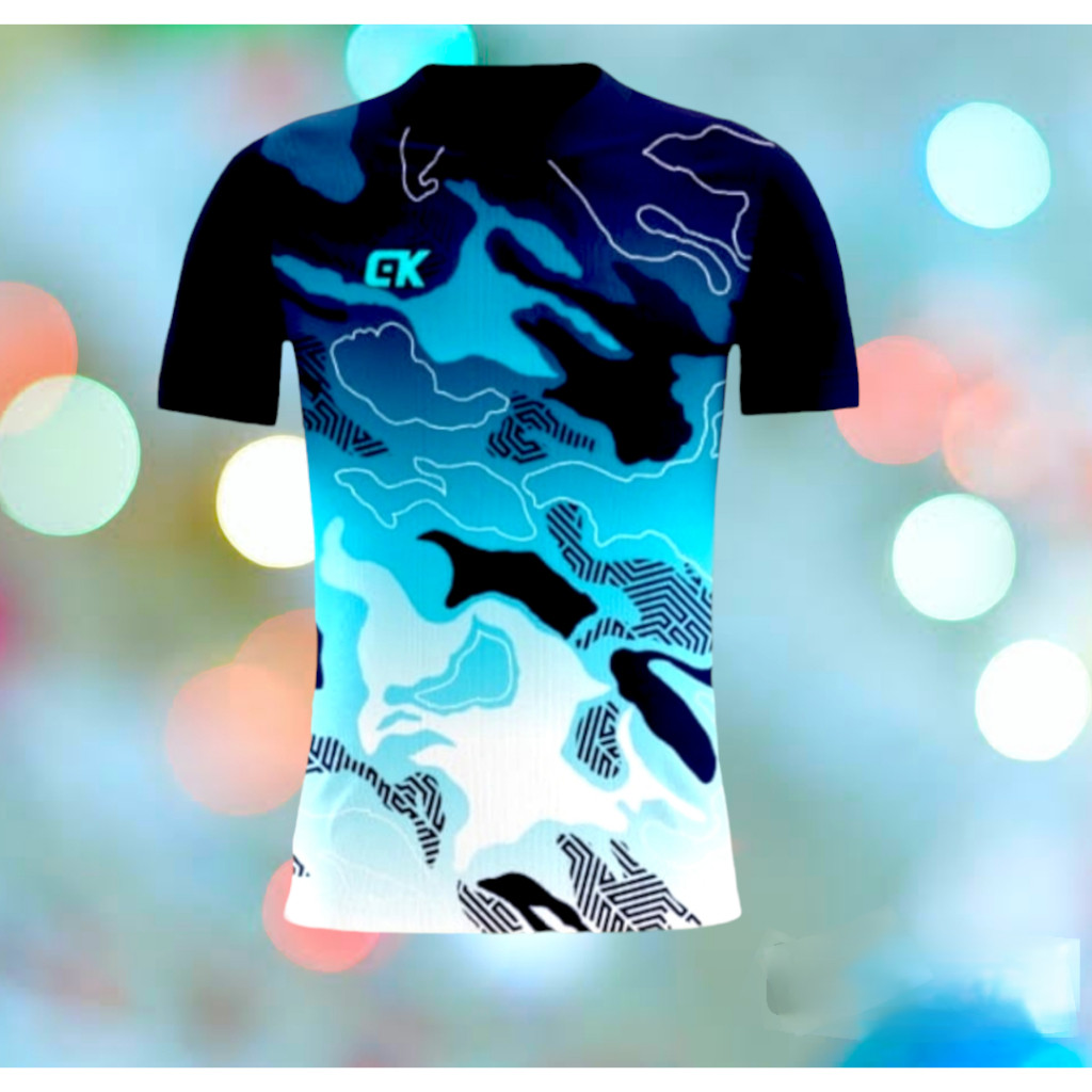 COD Kaos Olahraga Printing-Baju Volly Jersey Voli Baju Badminton Baju Bulutangkis Kaos Bulutangkis J