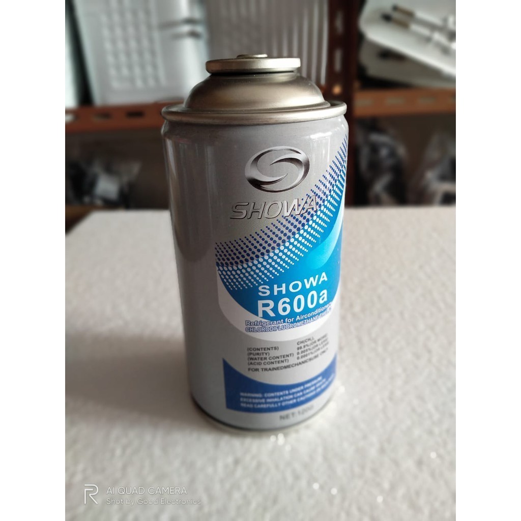 OBAT KULKAS FREON SHOWA R600A KALENG
