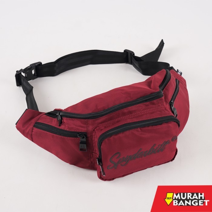 tas selempang pria kekinian Spyderbilt Tas Slempang Pria Resident Planet Surf - Maroon