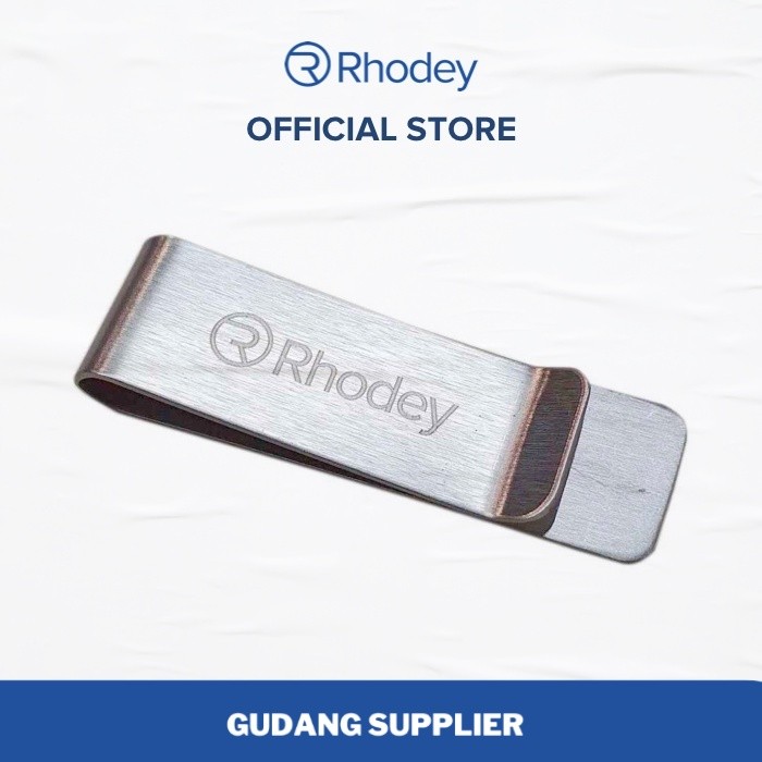 

Rhodey Dompet Klip Uang Kertas Stainless Steel