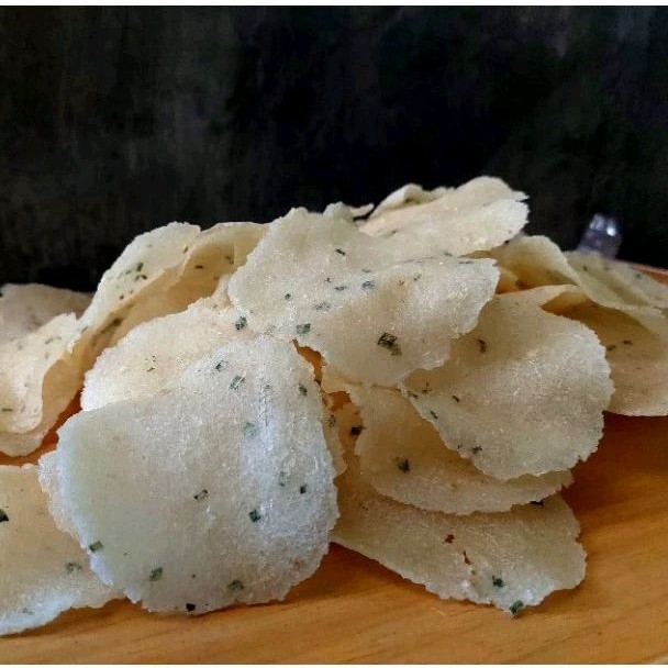 

[1Kg] Kerupuk Singkong Ketela Sermier Krupuk Sermier Lezat Gurih Renyah rasa original