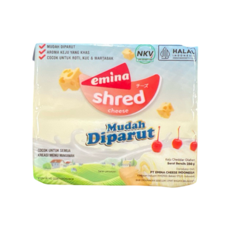 

Emina Shred Cheese Keju 250gr