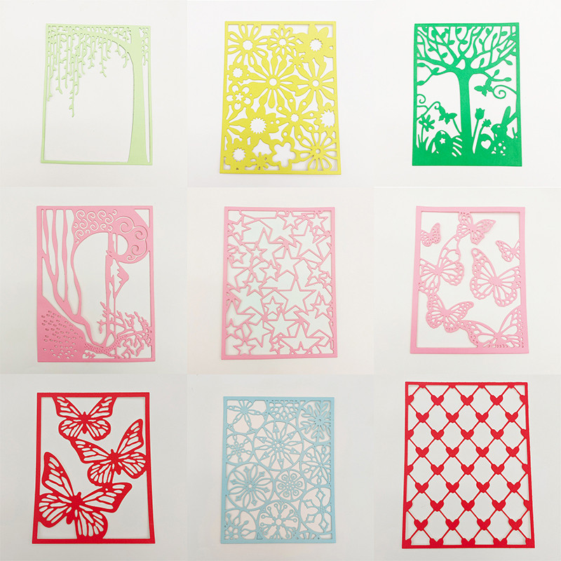 

The new DIY bottom panel decorative metal cutting mold is widely used in card making and has a wide range of applications