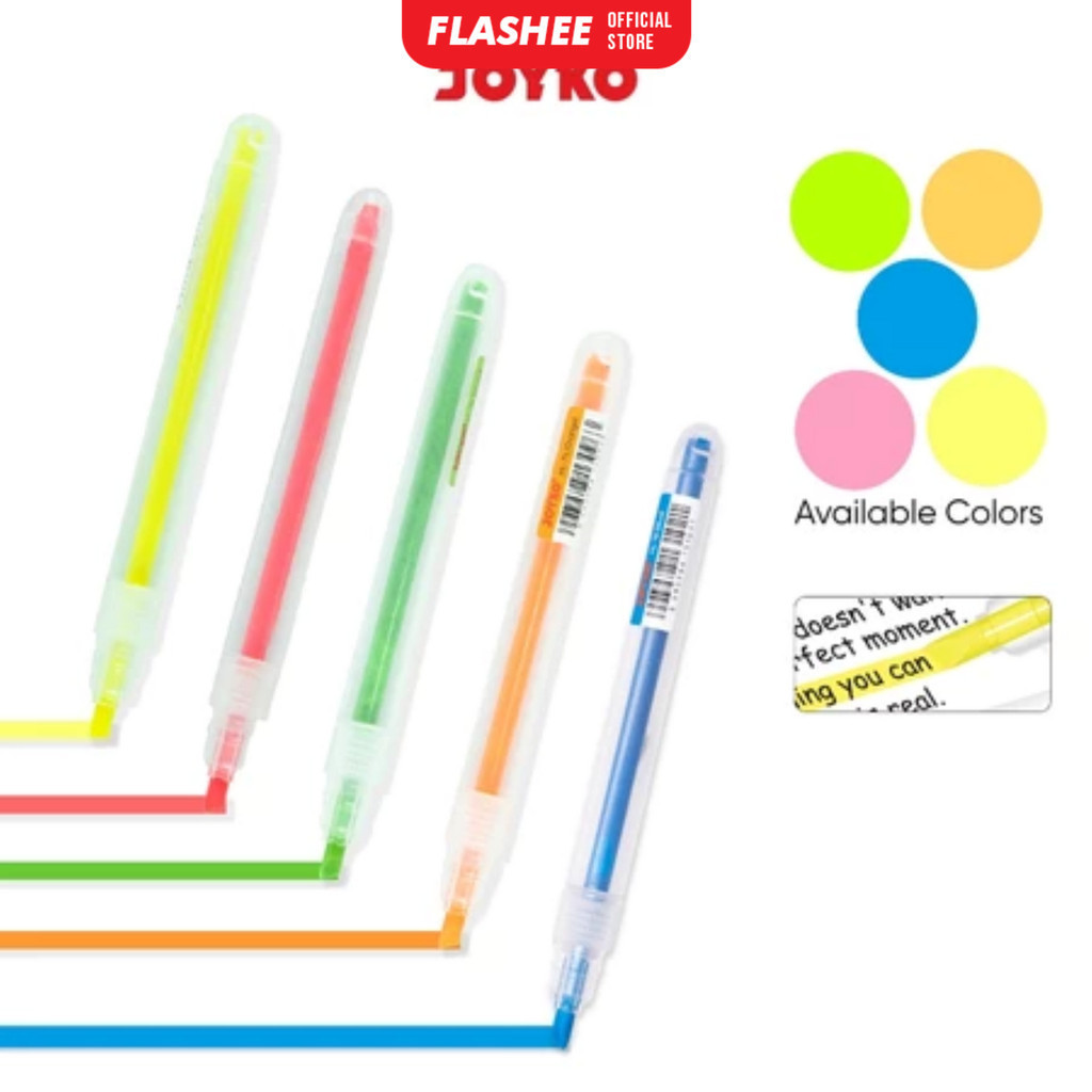 

Highlighter Penanda Berwarna Spidol Alat Tulis Penanda