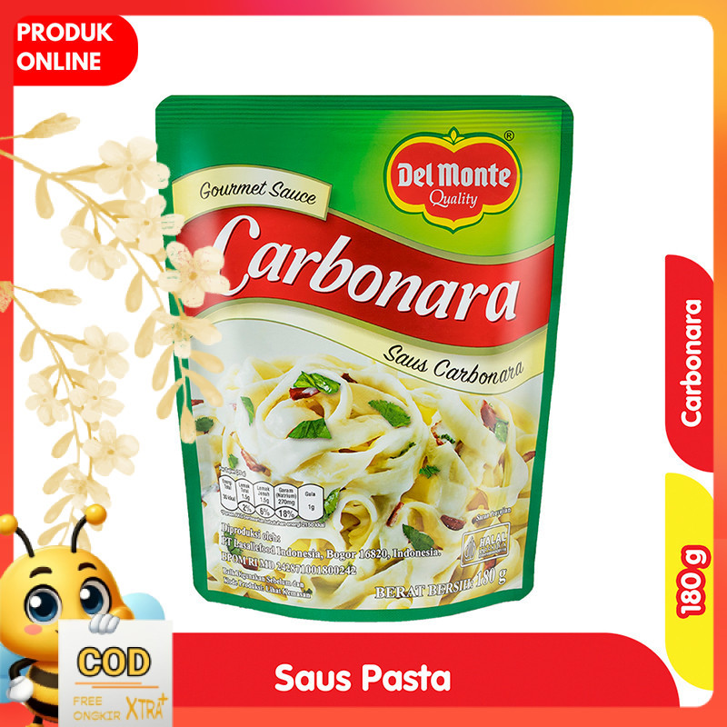 

Del Monte Saus Pasta Carbonara 180 g