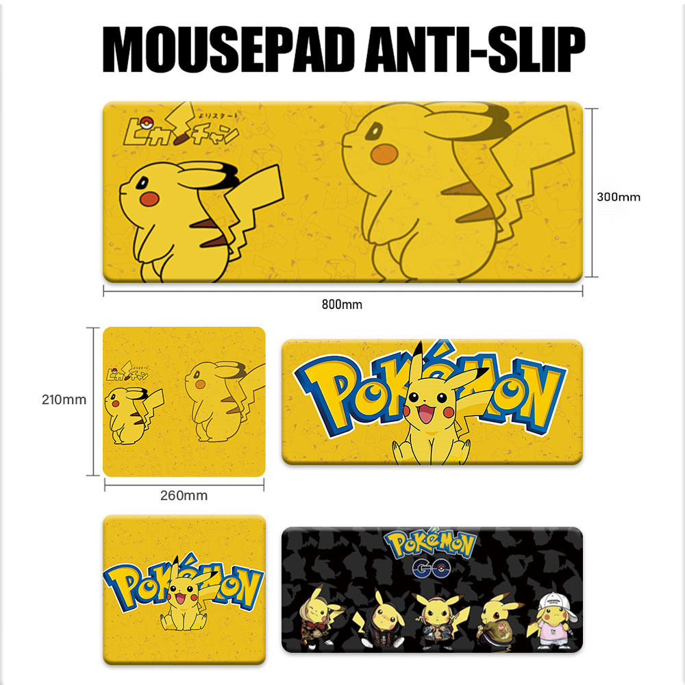 Mouse Pad Mousepad Cute Character Karakter Lucu Pikachu