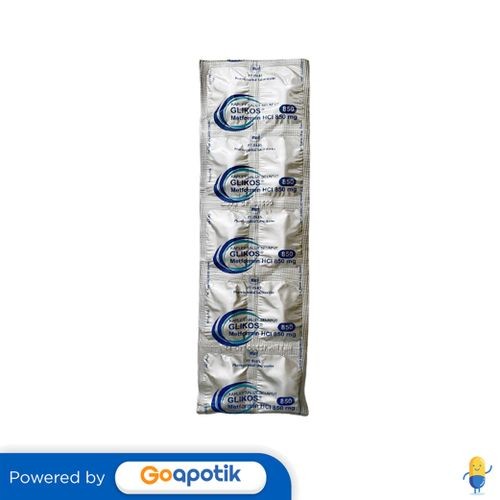 Glikos 850 Mg Strip 10 Kaplet