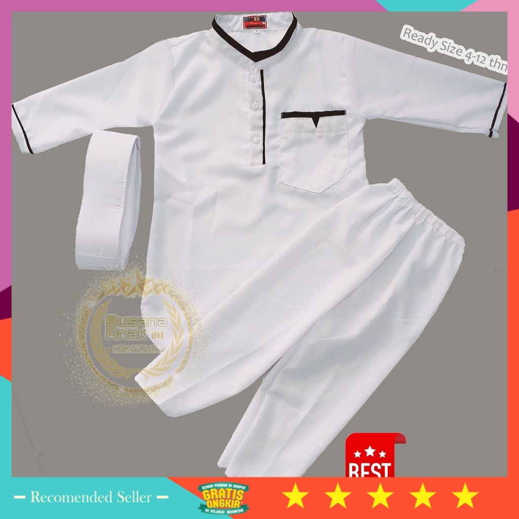 Style Kekinian FAshion Idul Fitri Lebaran / Baju koko anak laki laki baju Muslim Anak Laki - Koko Ha
