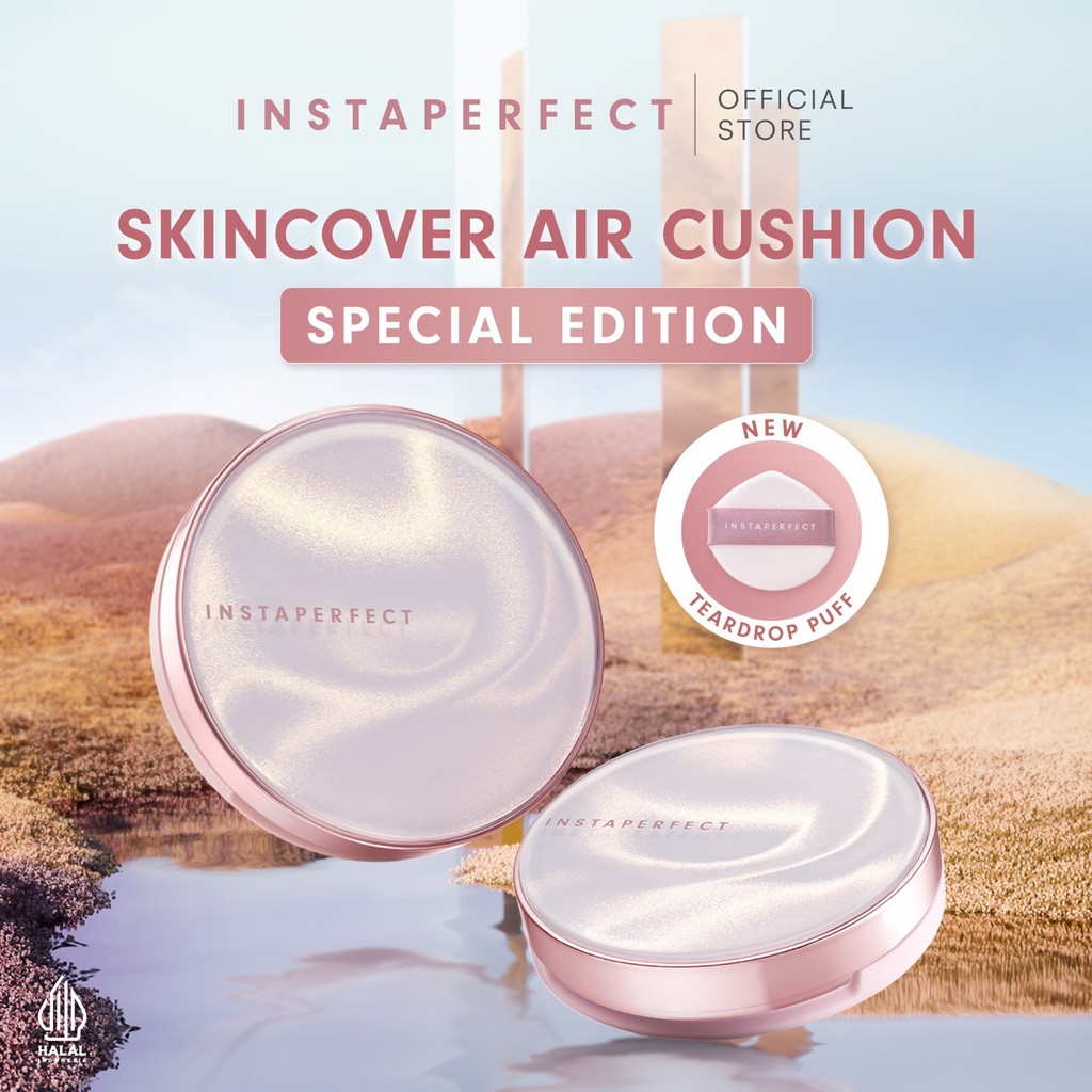 [SPECIAL EDITION] Instaperfect Skincover Air Cushion SPF 50++++ 11g - Make Up Cushion Foundation Sem