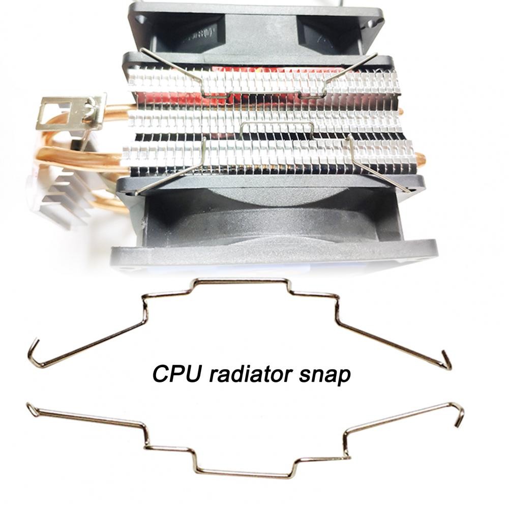 

High-quality Connection Fastener Strong Clamp Durable Stainless Steel CPU Cooling Fan Hard Clips Fastener High Strength