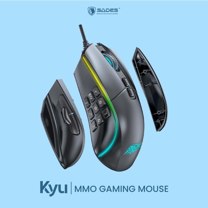 Mouse Gaming  MMO/MOBA SADES KYU