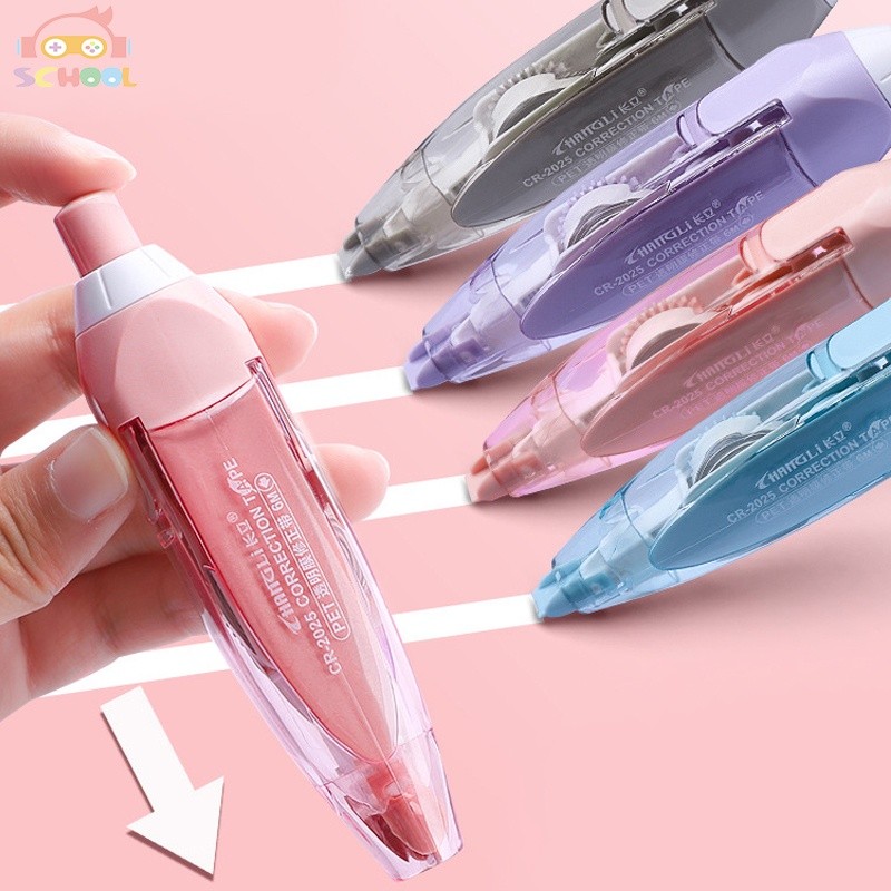 

Morandi Color Retractable Correction Tape Perlengkapan Koreksi