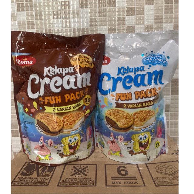 

Roma Kelapa Cream Kemasan Pouch [isi 28 pcs] Berat 278 gram