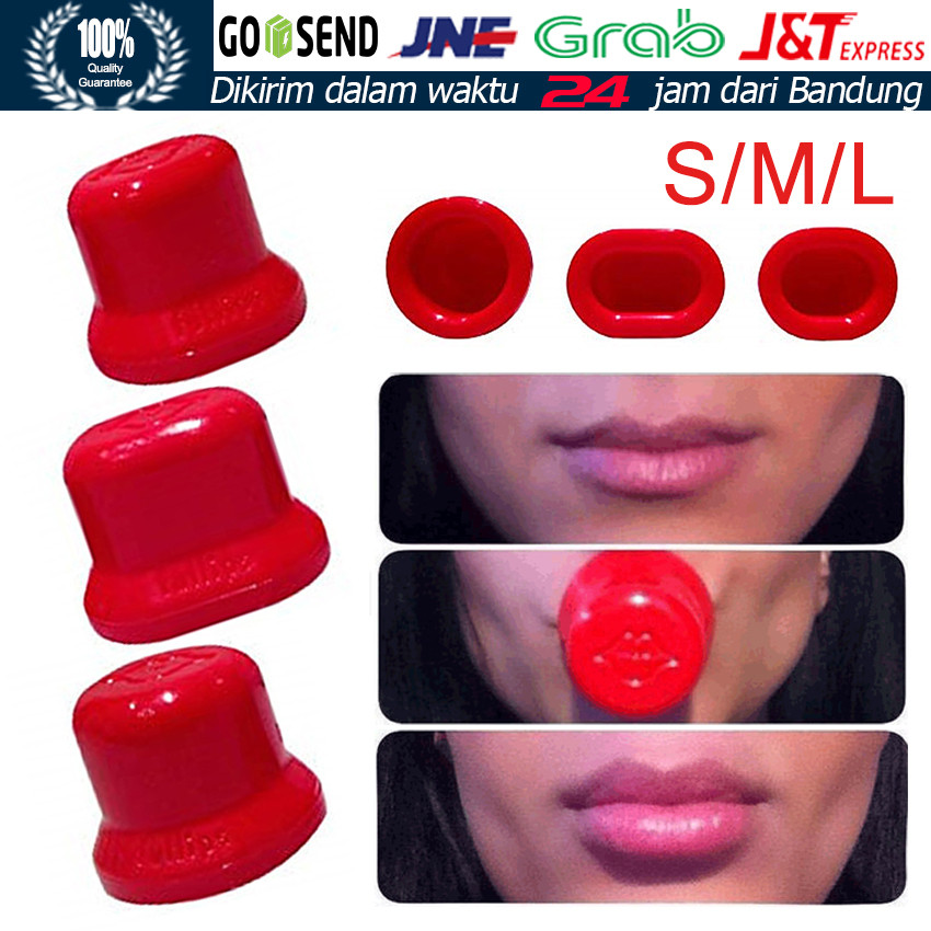 Lip Plumper Pembentuk Bibir Tanpa Operasi / Alat Kecantikan untuk Kontur Bibir Sexy dengan Hasil Nat