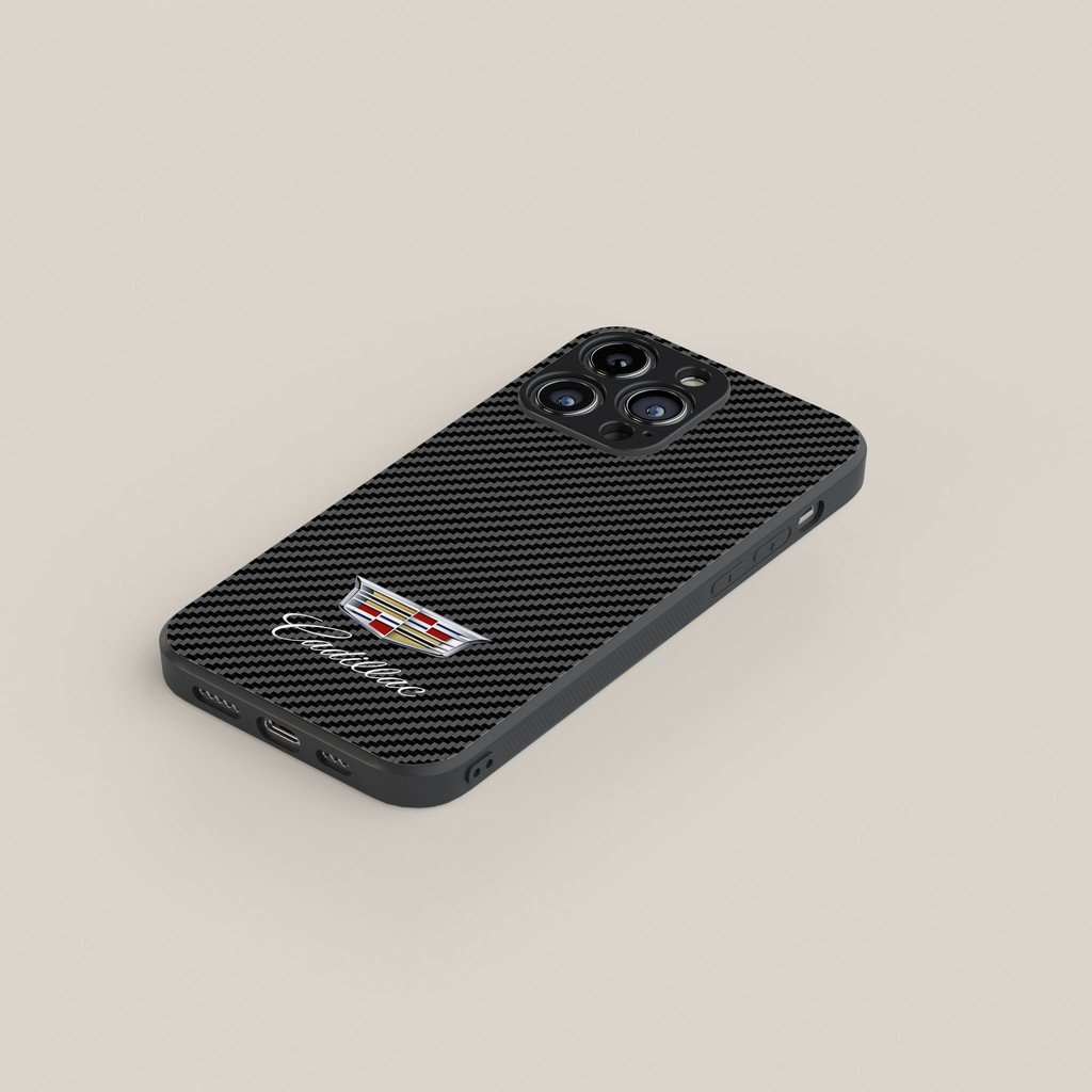 CH602 Case Carbon for iPhone 11 12 13 14 15 16 Pro Max Mini Case iP 7 8 Plus Xs Xr Cadillac Aestheti