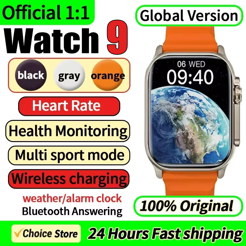 New Smart Watch 9 Ultra Gen 2 Watch Ultra IWO Watch Ultra NFC Smartwatch Series 9 Bluetooth Call 2.2