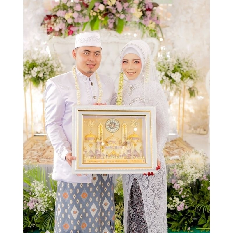 PROMO COD promo Mahar nikah masjid lampu 3D hanya warna biru TERMURAH