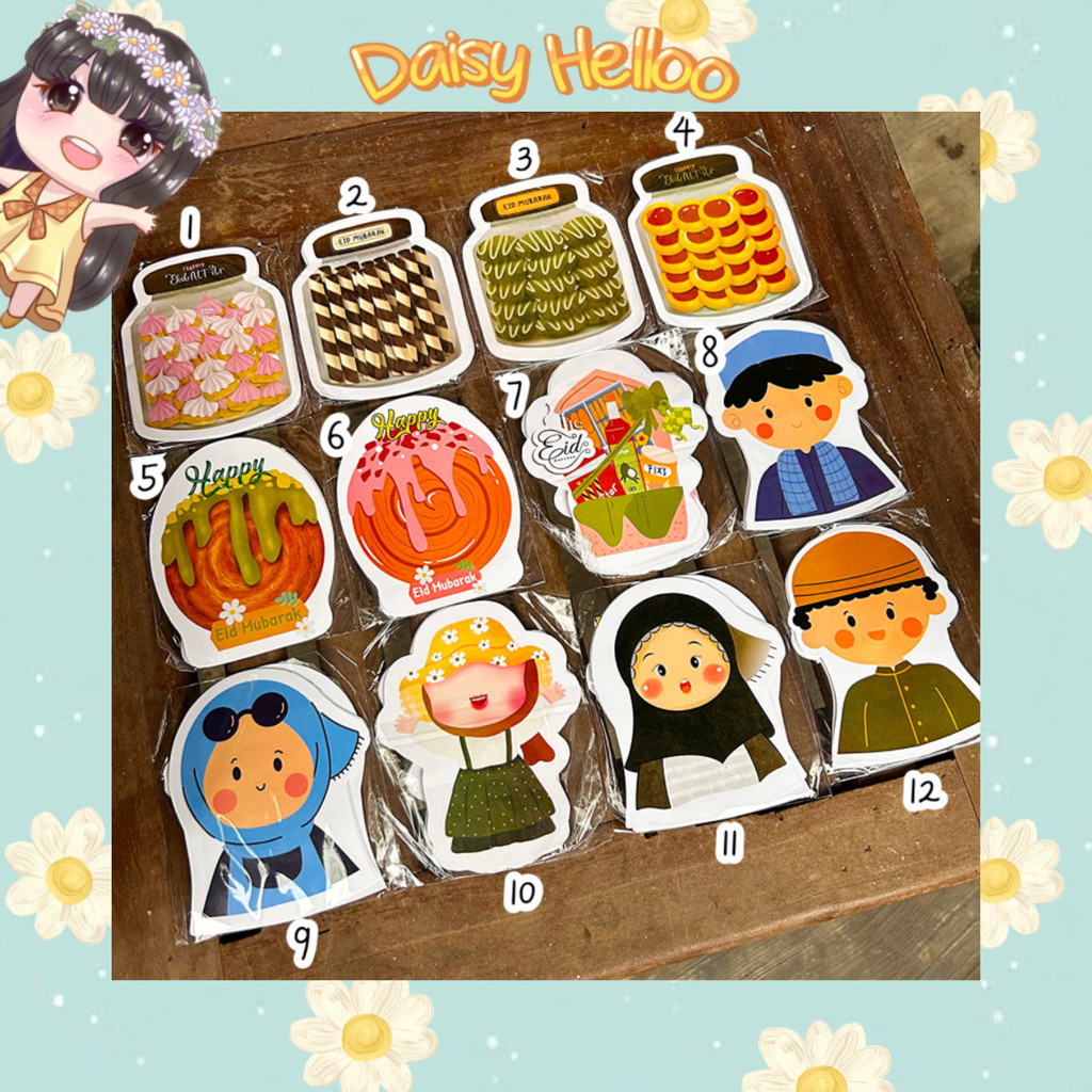 

Amplop Lebaran 2025 isi 5 pcs Karakter Anak Cowo Cewe Toples Kue Idul Fitri Aesthetic Hari Raya Eid Mubarak Uang Thr Muslim Atk Banjar Banjarmasin Bjm DaisyHelloo