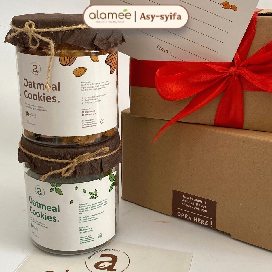

ALAMEE Hampers Cookies Lebaran Idul Fitri Cemilan Kado Ulang Tahun Lahiran Wedding Wisuda Ramadhan Asy Syifa