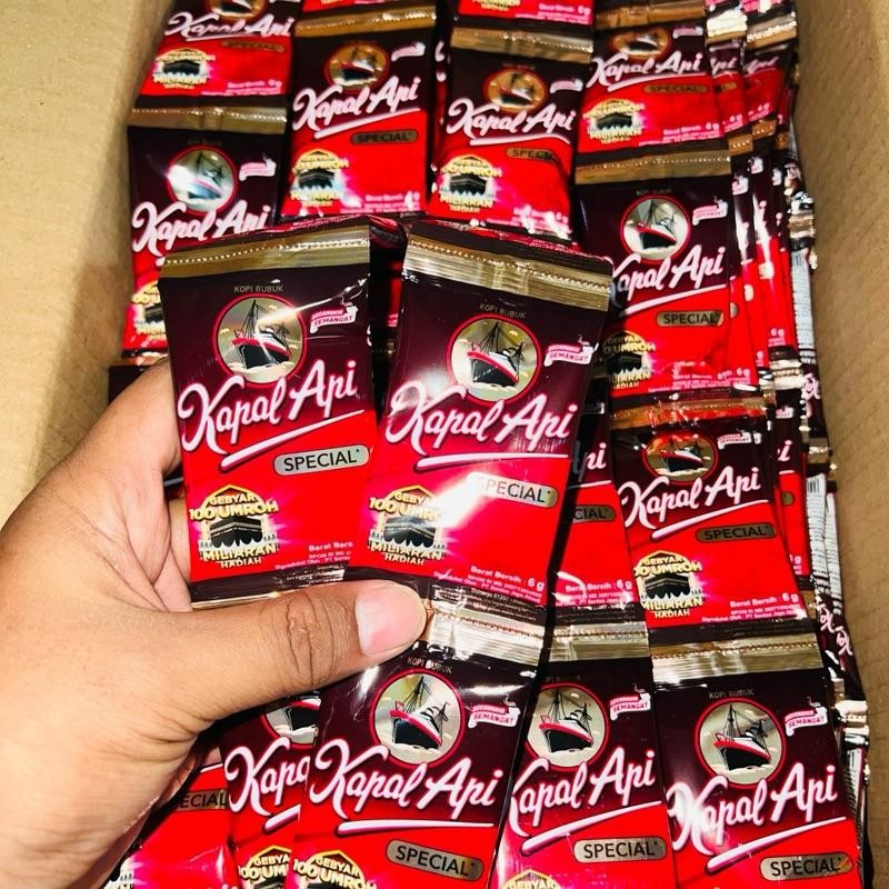 

Kopi Kapal Api Special mini 1 renteng isi 10sachet 6gr