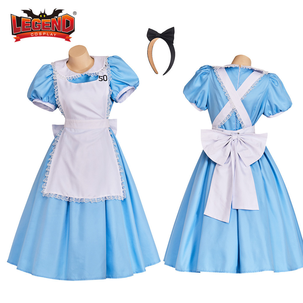 Anime Alice Lolita Maid Dress Halloween Party Outfit role-playing Japanese anime maid costumes Alice