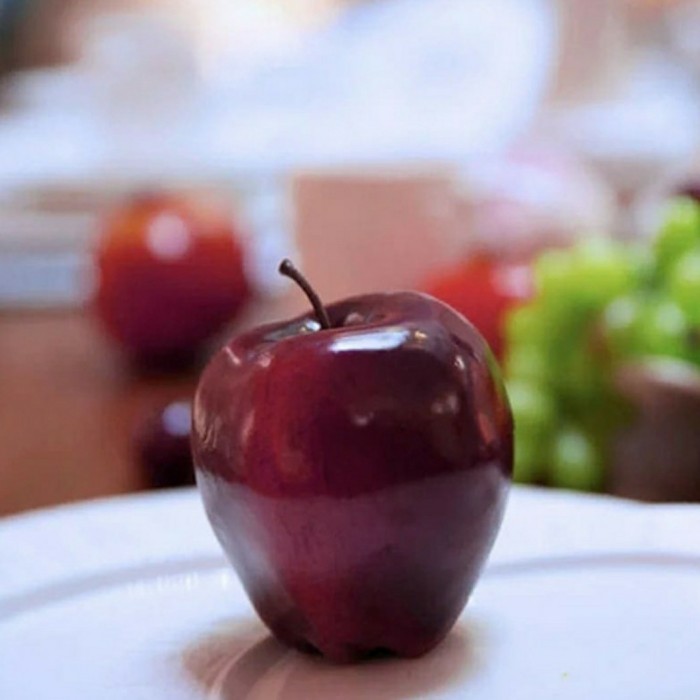 buah hias pajangan buah-buahan palsu artificial fruit hiasan meja - APEL MERAH