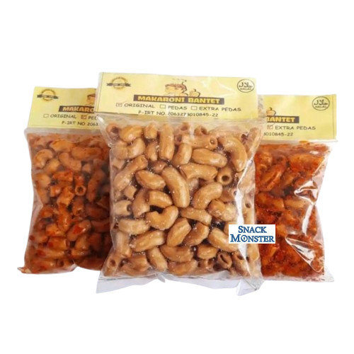 

Makaroni Bantet Cap Koki Original Pedas Extra Pedas - Netto 60 gr