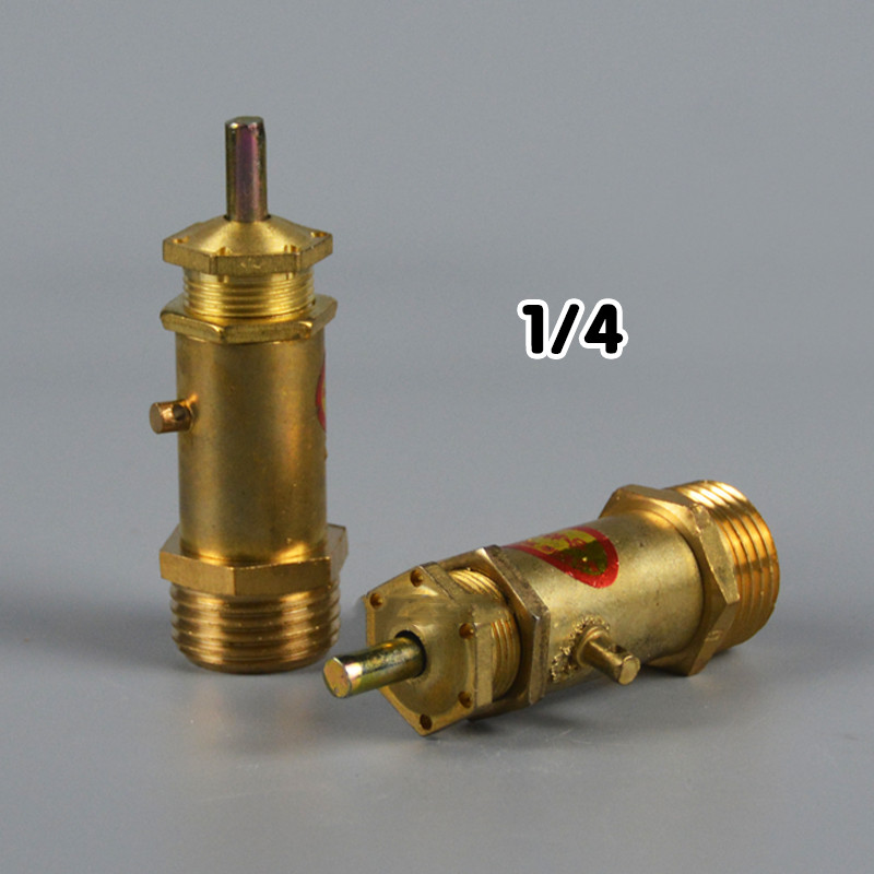 Safety Valve Kuningan / Kompresor Boiler Size 1/4" Inch / Compressor Safety Valve / Safety Valve Kom