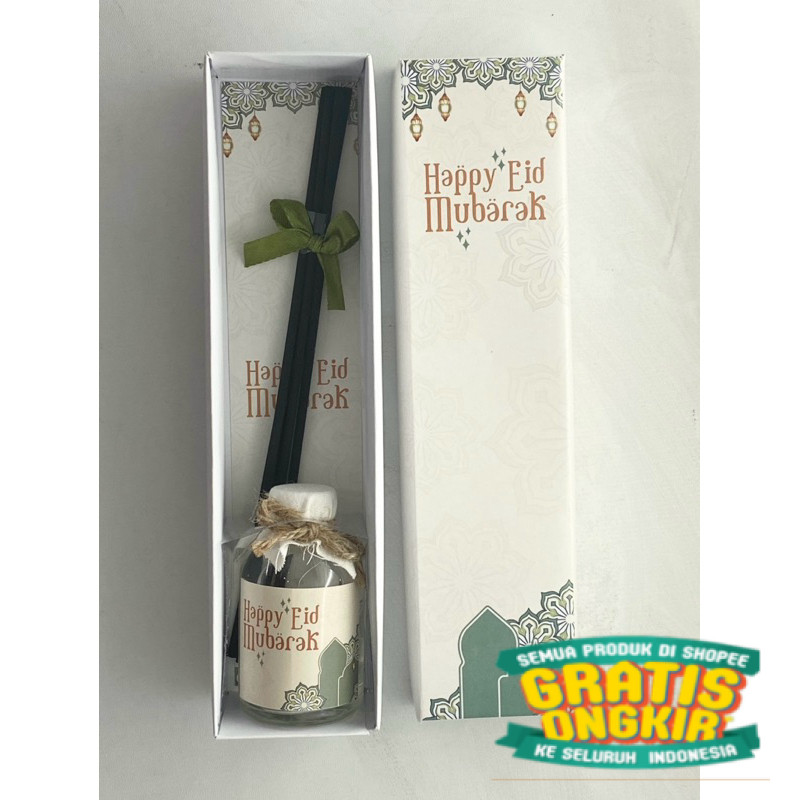 

Hampers Lebaran happy eid mubarak diffuser aromatherapy pengharum ruangan hampers ramadhan aroma english pear & freesia/ New kado
