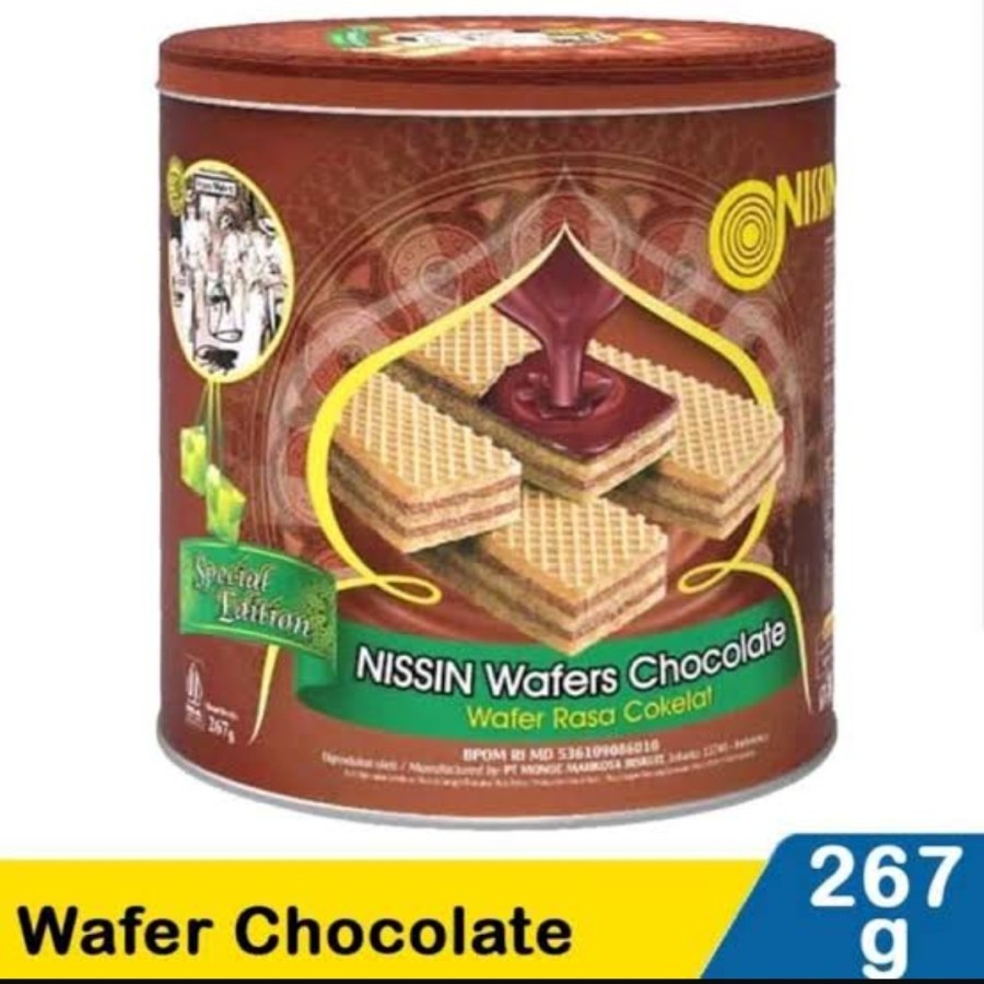 

NISSIN WAFER CHOCOLATE TIN 267 GR EDISI LEBARAN IDUL FITRI