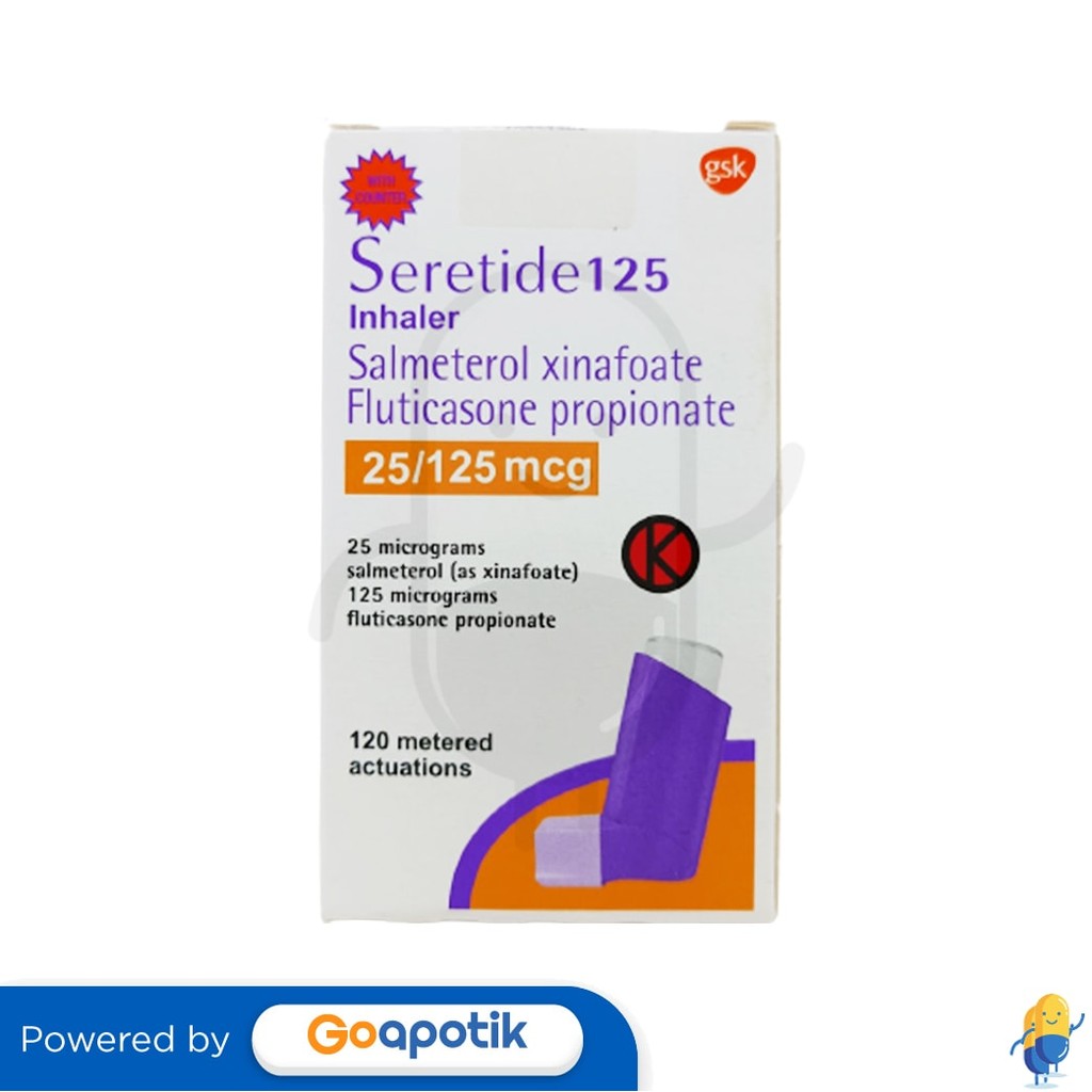 Seretide Inhaler 25/125 Mcg Box