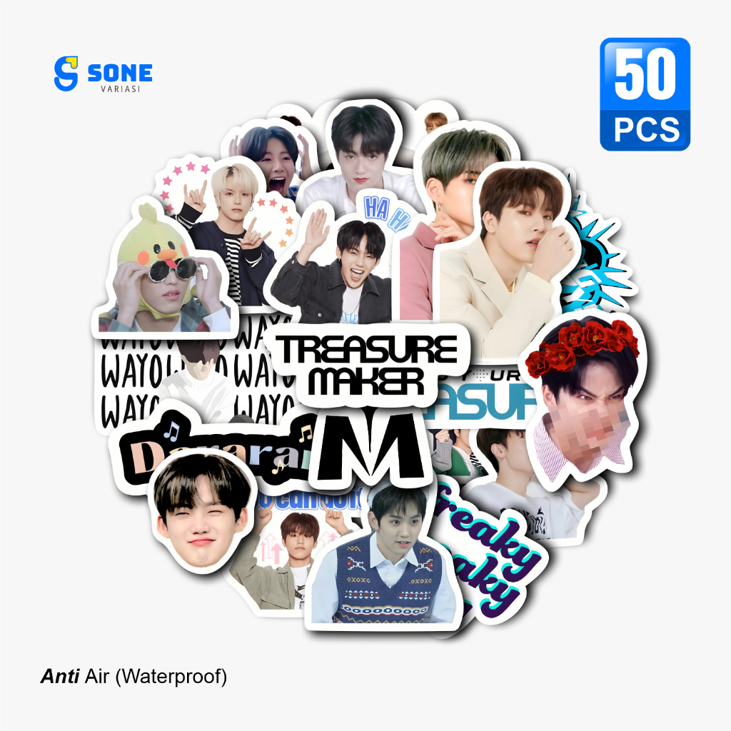 

Stiker Pack Treasure Vinyl Waterproof untuk Sticker Buku Journal Casing HP Laptop Tumbler