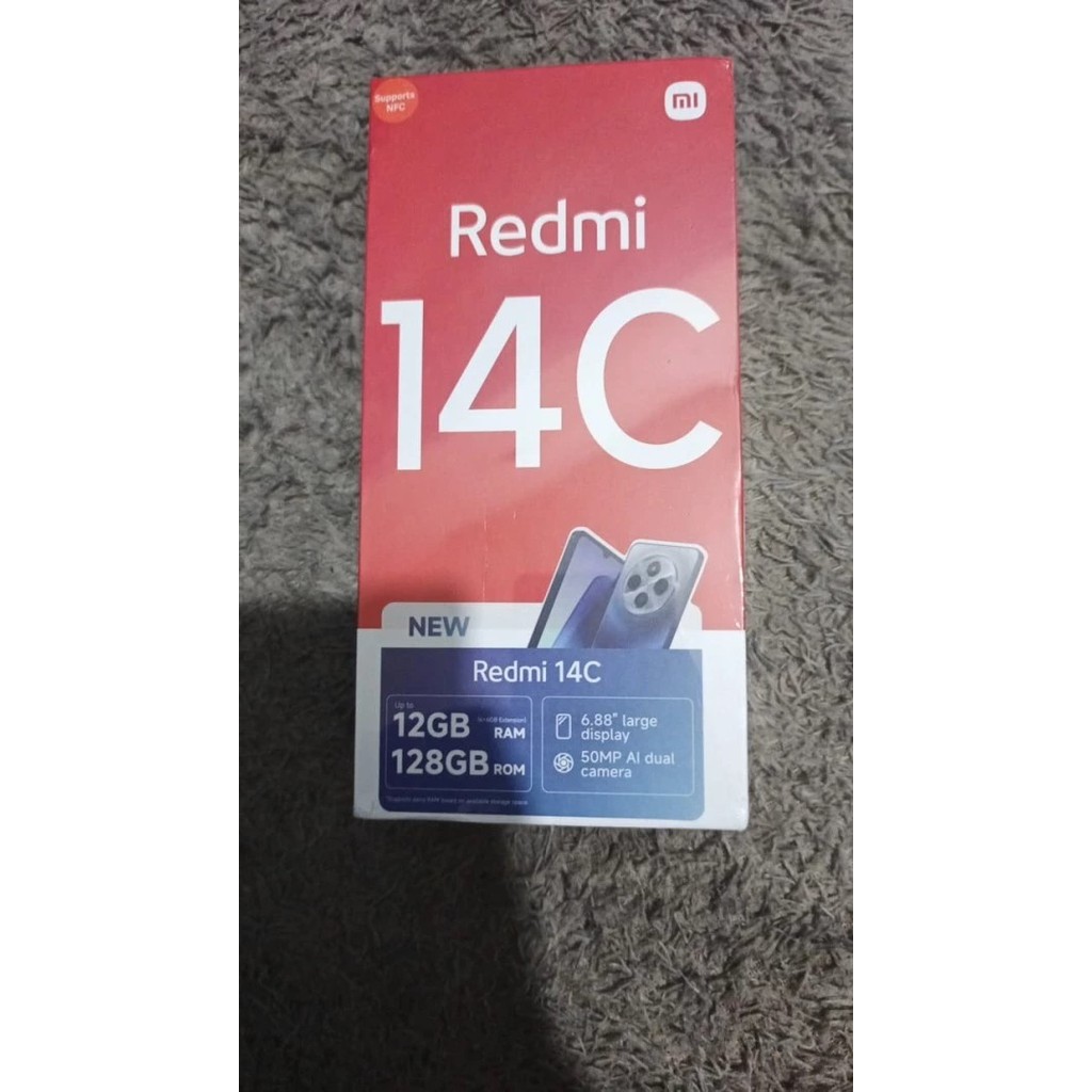 Xiaomi Redmi 14C 6/128 GB 8/256 GB HP Xiaomi RAM 6GB 8GB ROM 128GB 256GB - Garansi Resmi 1 Tahun