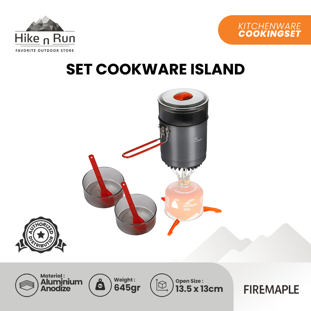 FireMaple Island Cooking Set Steamer Camping
