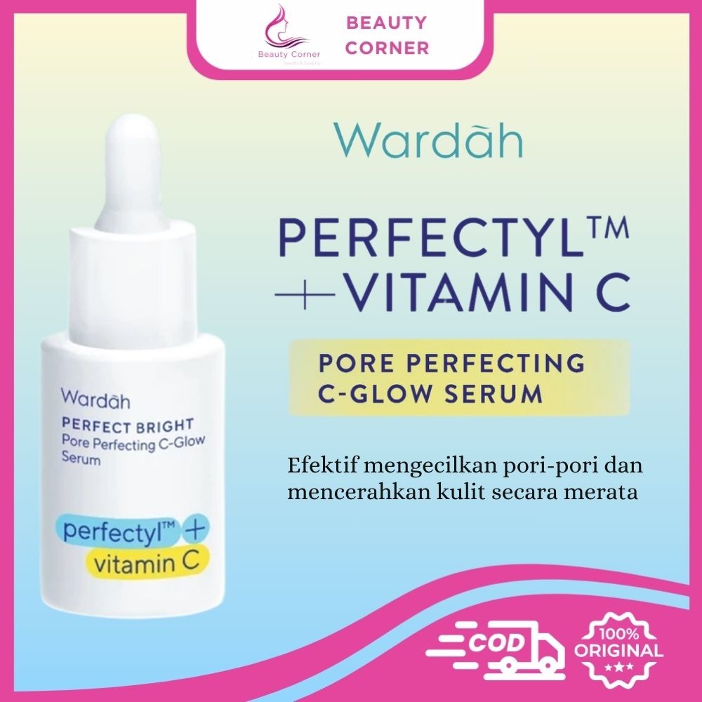 Wardah Perfect Bright Pore Perfecting C-Glow Serum - 15ml
