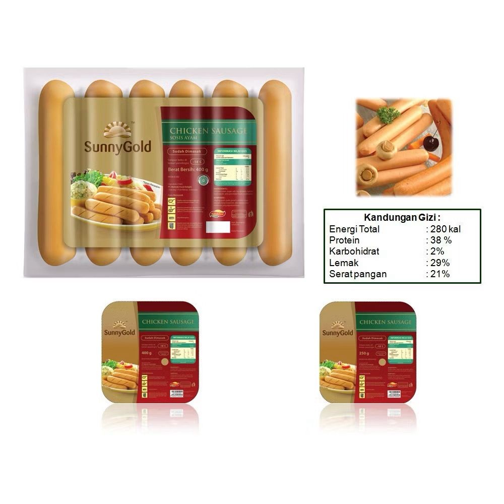 

SUNNYGOLD SOSIS AYAM 400GR