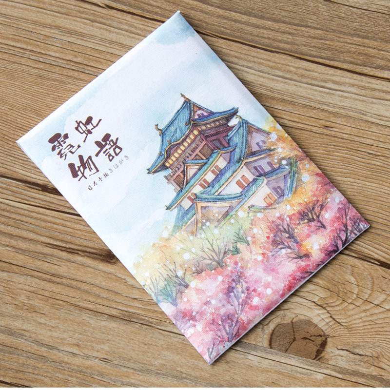

11sheets/SET Japan story hand-painted Postcard /Greeting Card/Wish Card/Christmas and New Year gifts Postcards