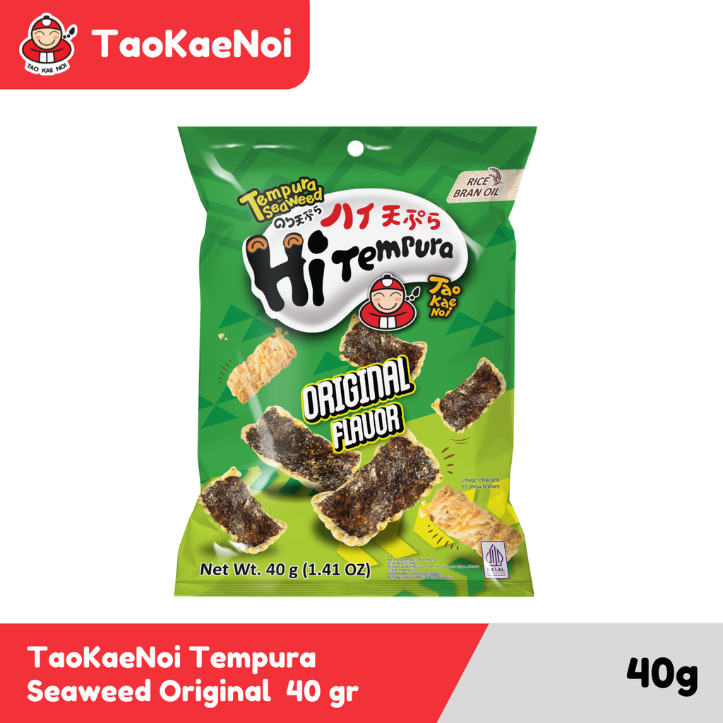 

TaoKaeNoi Rumput Laut Tempura Seaweed Original 40 gr